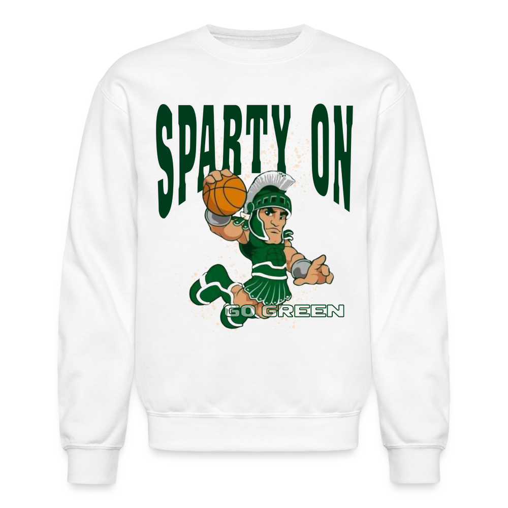 GO GREEN Crewneck Sweatshirt - white