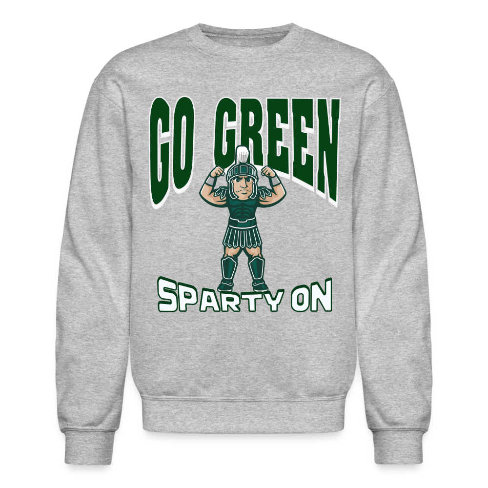 Sparty Basic Crewneck Sweatshirt - heather gray