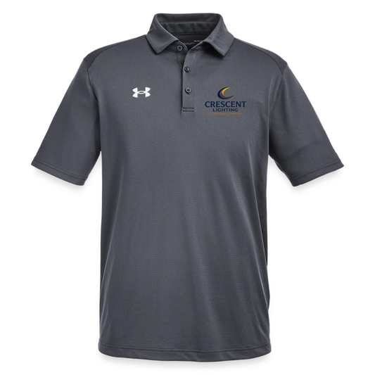 Crescent Lighting | Under Armour Men's Tech Polo - gray/white