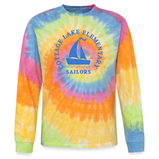 CL Spring | Tie Dye Long Sleeve T-shirt - rainbow