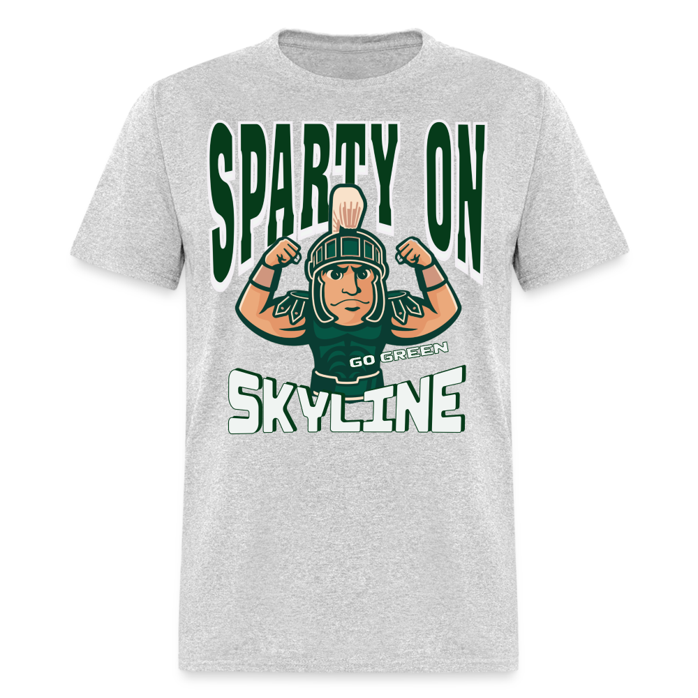 MUSCLE SPARTY ON Unisex Classic T-Shirt - heather gray