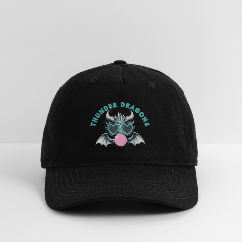 TD BUBBLE Organic Baseball Cap - black