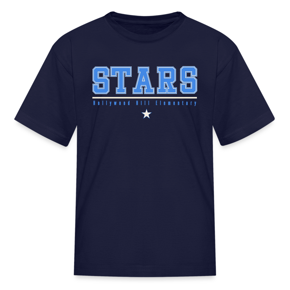 Stars Underlined HH Kids Tee - navy