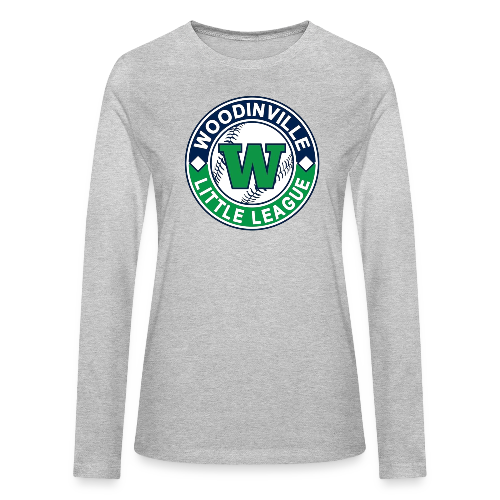 Woodinville LL Women's Long Sleeve T-Shirt - heather gray