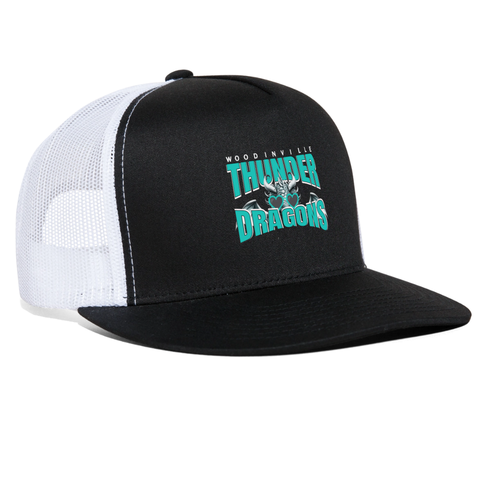 TD Mesh Snapback Hat - black/white