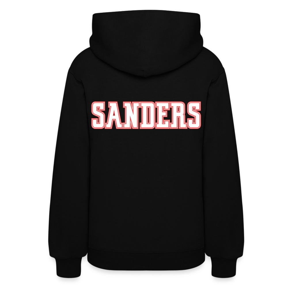 SANDERS BBALL Women's Hoodie - black