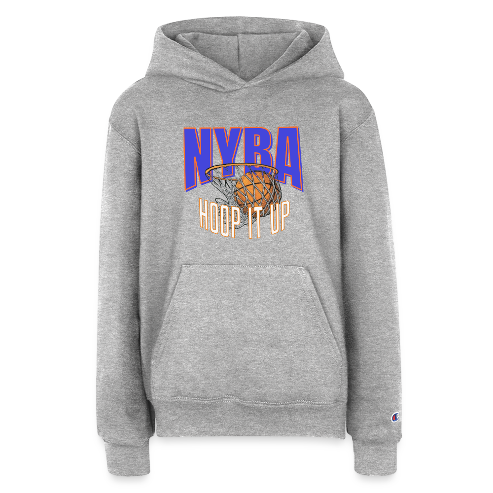 NYBA Youth Hoodie - heather grey