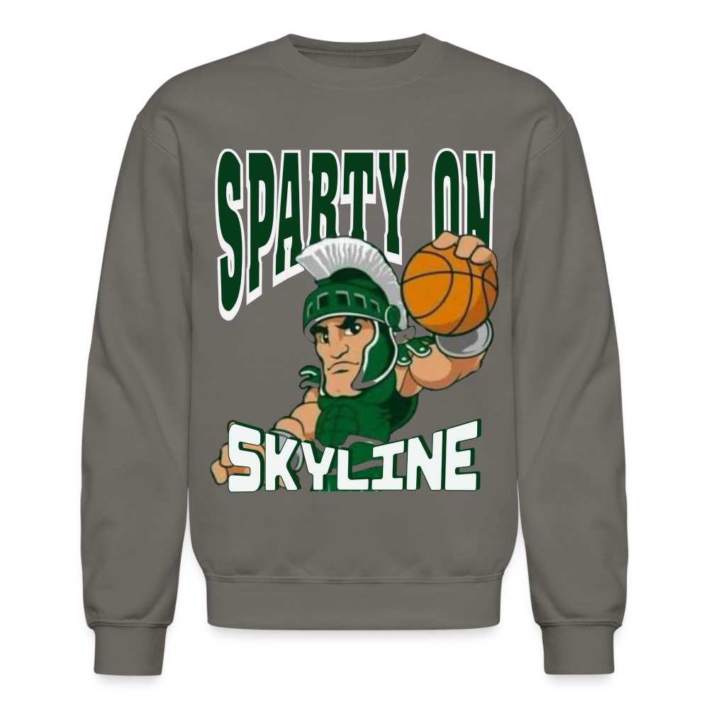 SLAM DUNK SPARTY ON Crew - asphalt gray