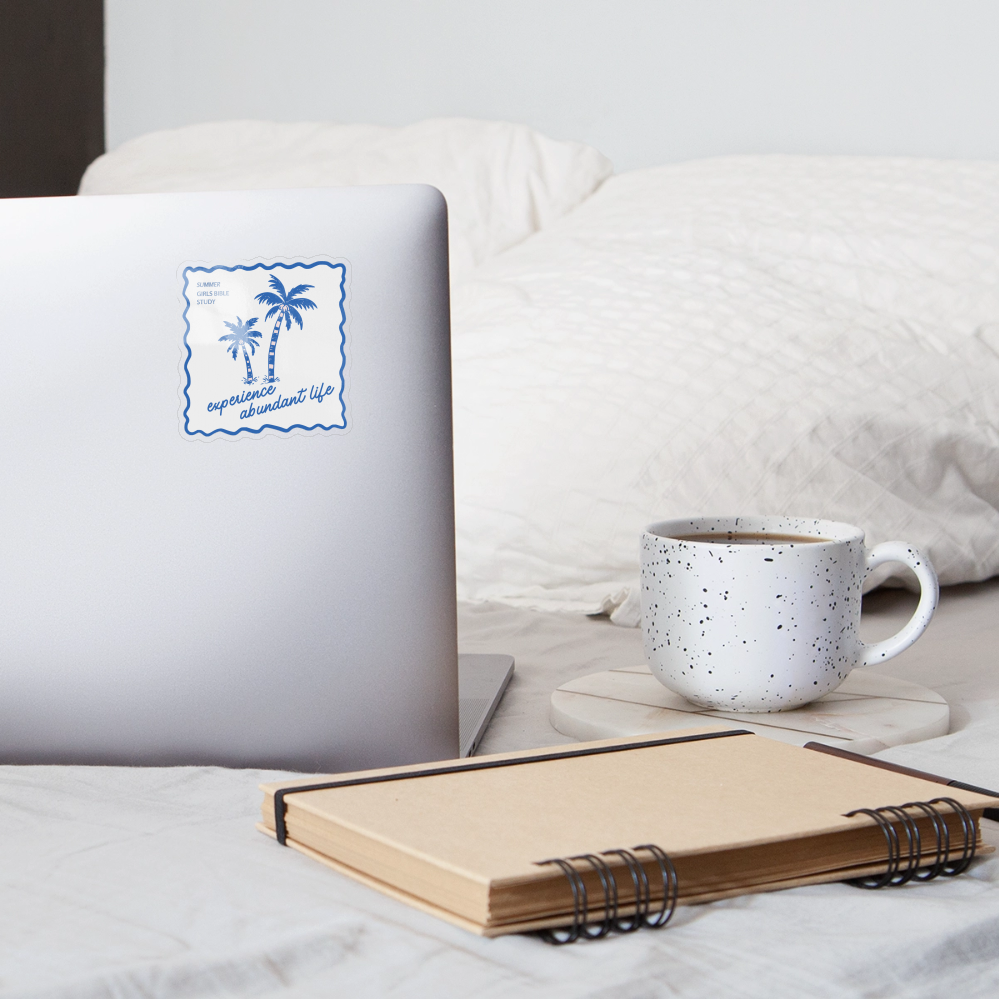Bible Study white | Sticker - transparent glossy