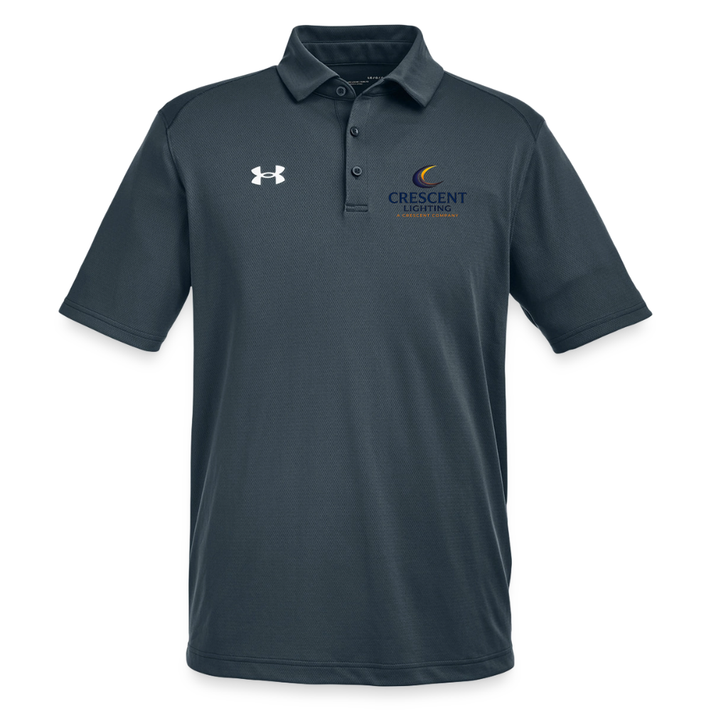 Crescent Lighting | Under Armour Men's Tech Polo - dark gray/white