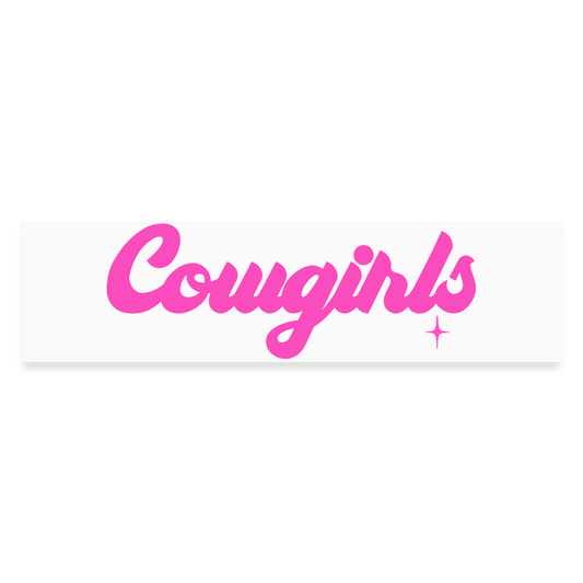 Cowgirls | Bumper Sticker - white matte