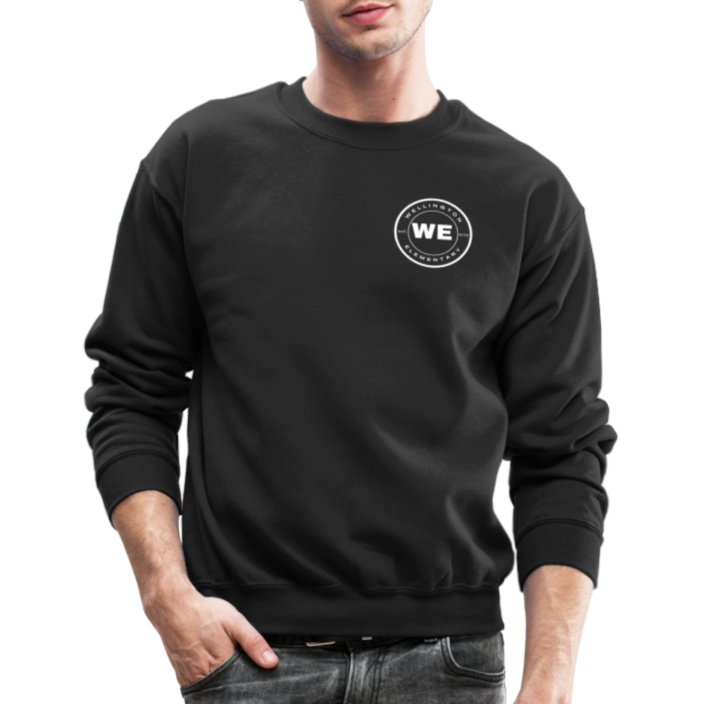 W,E, Small logo Crewneck Sweatshirt - black