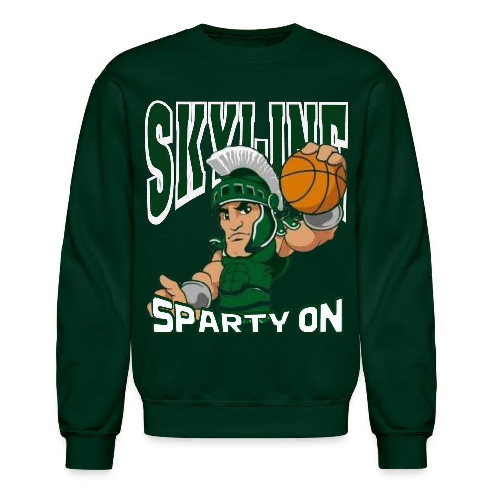 SKYLINE SLAM DUNK Crewneck Sweatshirt - forest green