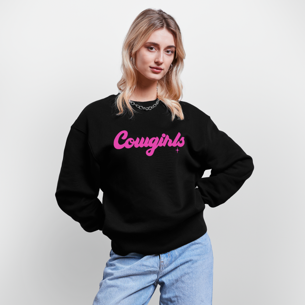 Cowgirls | Oversized Organic Sweatshirt - black
