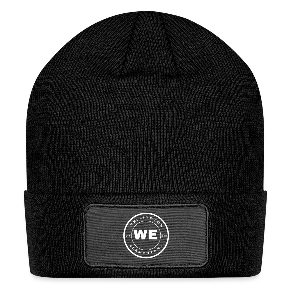 W.E. Patch Beanie - black