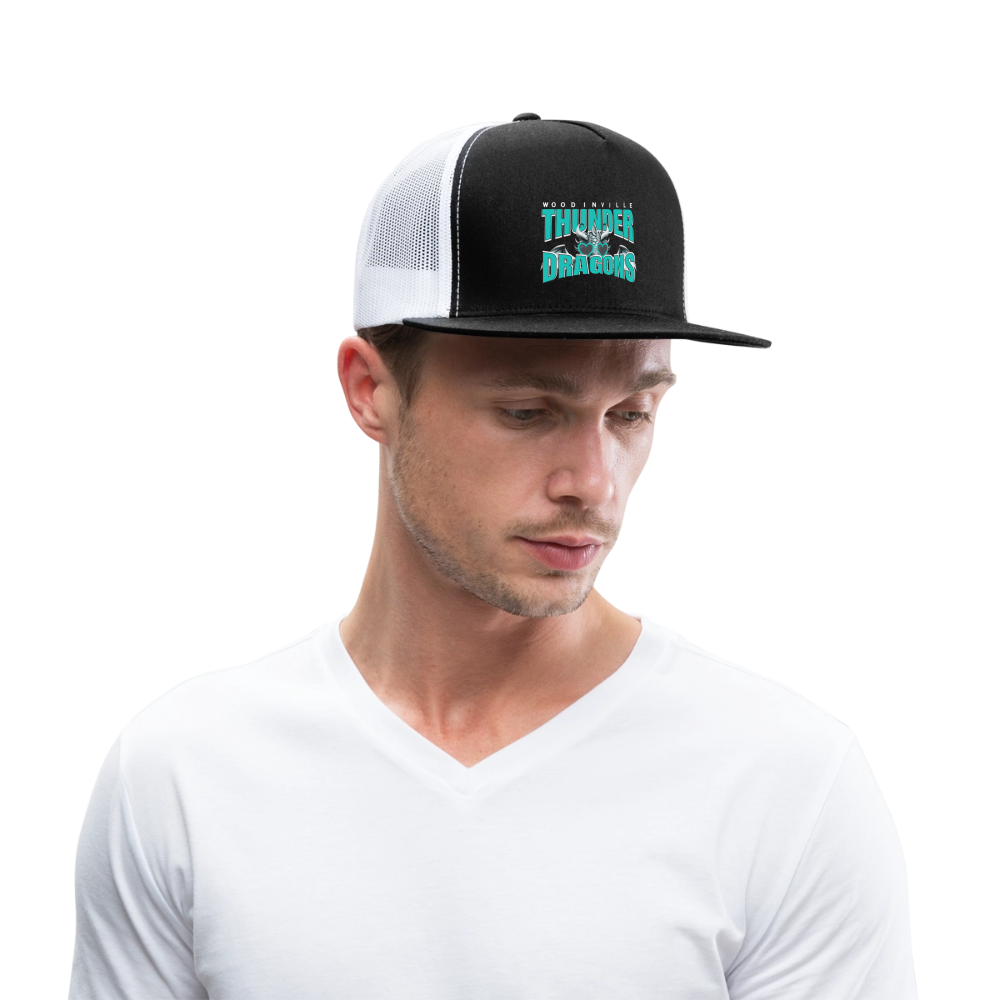 TD Mesh Snapback Hat - black/white