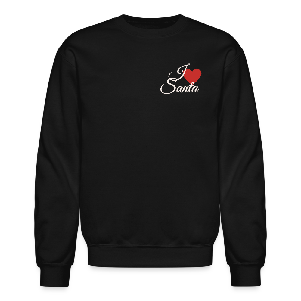 I heart Santa Crew - Holiday - black