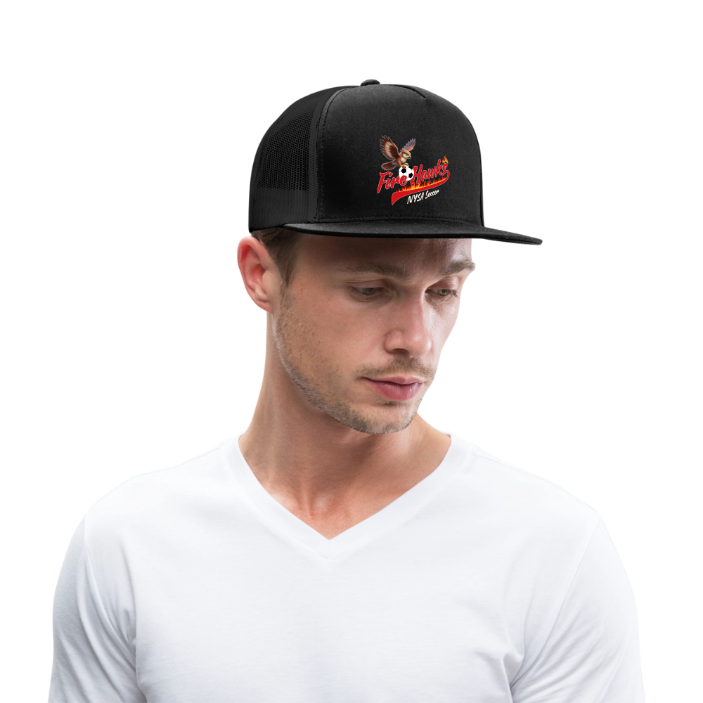 Fire Hawks Baseball Cap - black/black