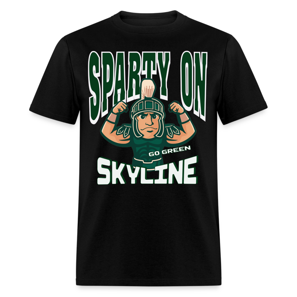 MUSCLE SPARTY ON Unisex Classic T-Shirt - black