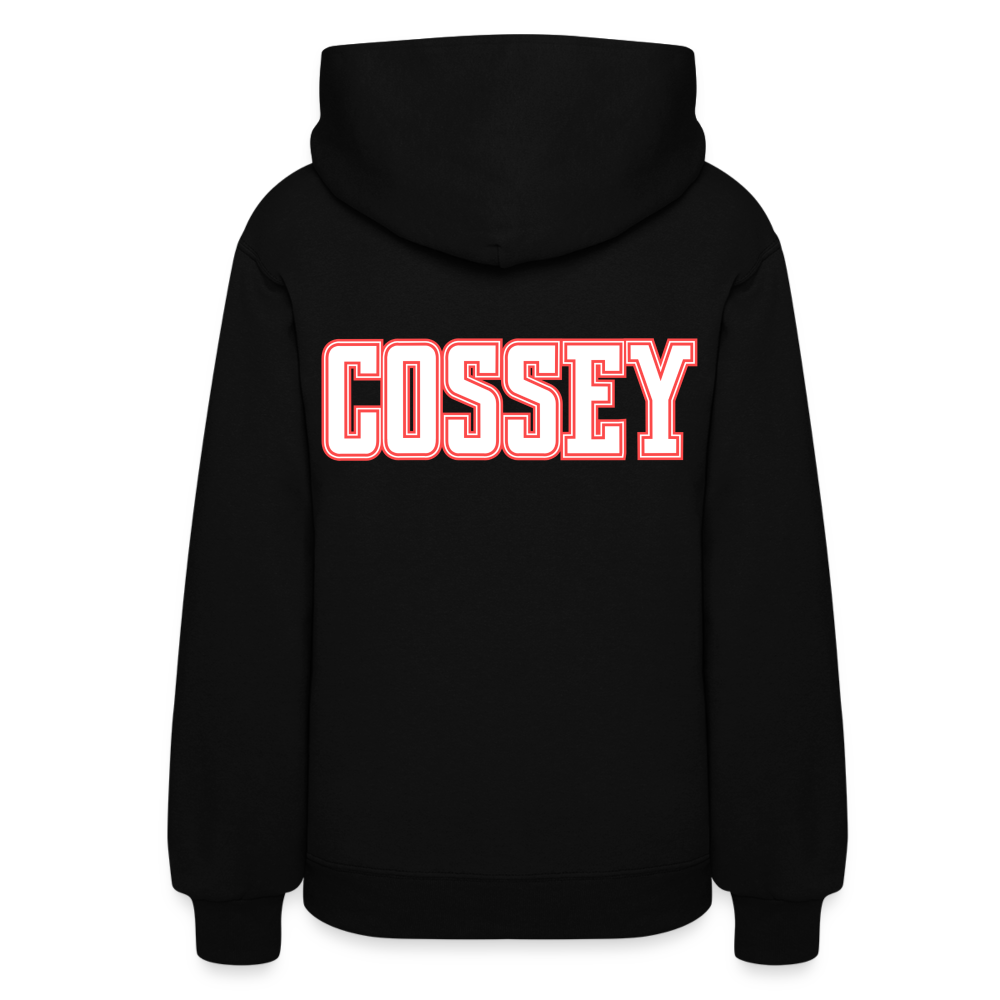 COSSEY BBALL Women's Hoodie - black