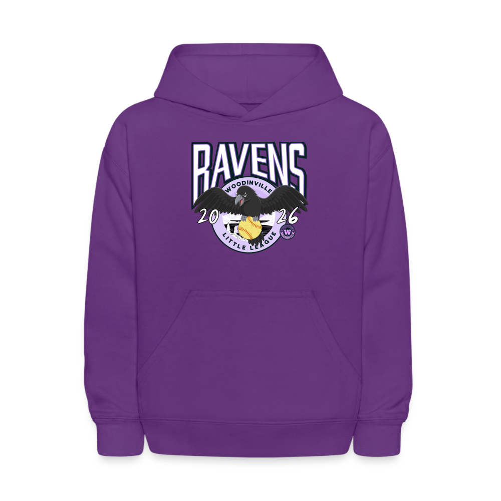Ravens | BUDWORTH 7 | Kids' Hoodie - purple