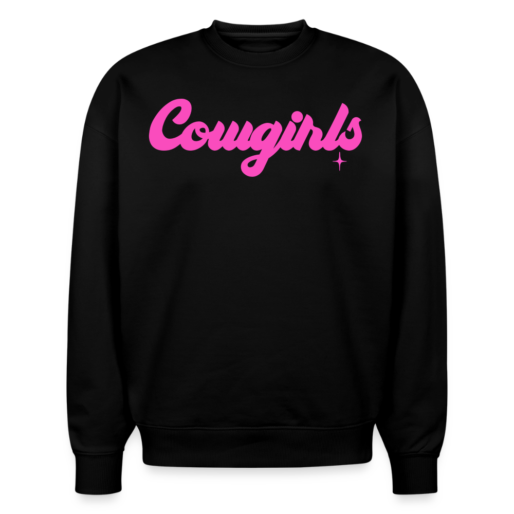 Cowgirls | Oversized Organic Sweatshirt - black
