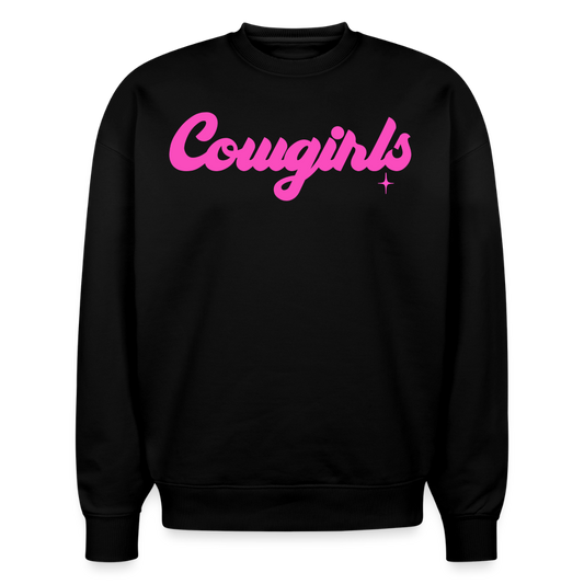 Cowgirls | Oversized Organic Sweatshirt - black