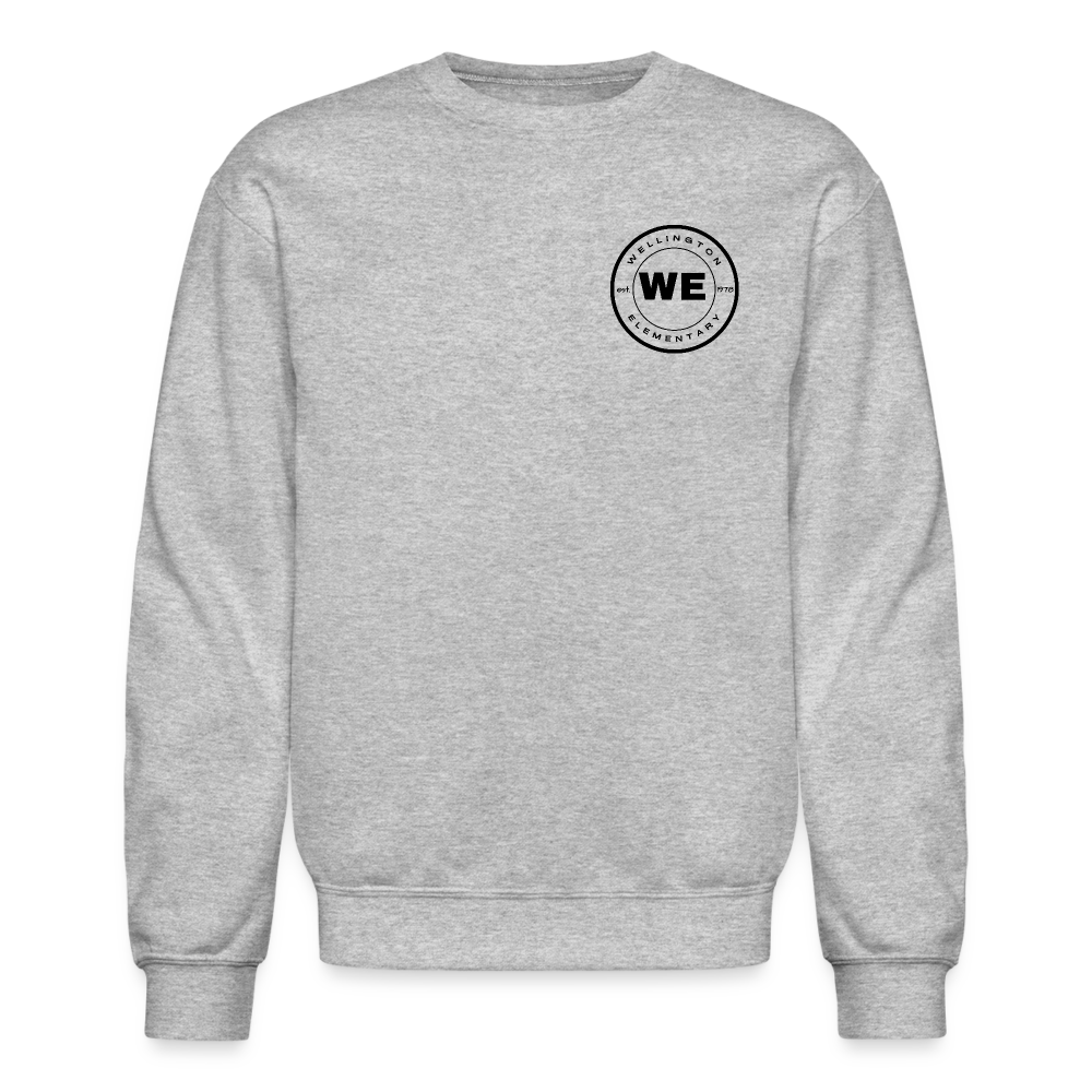 W.E. Small Logo Adult Unisex Crewneck Sweatshirt - heather gray