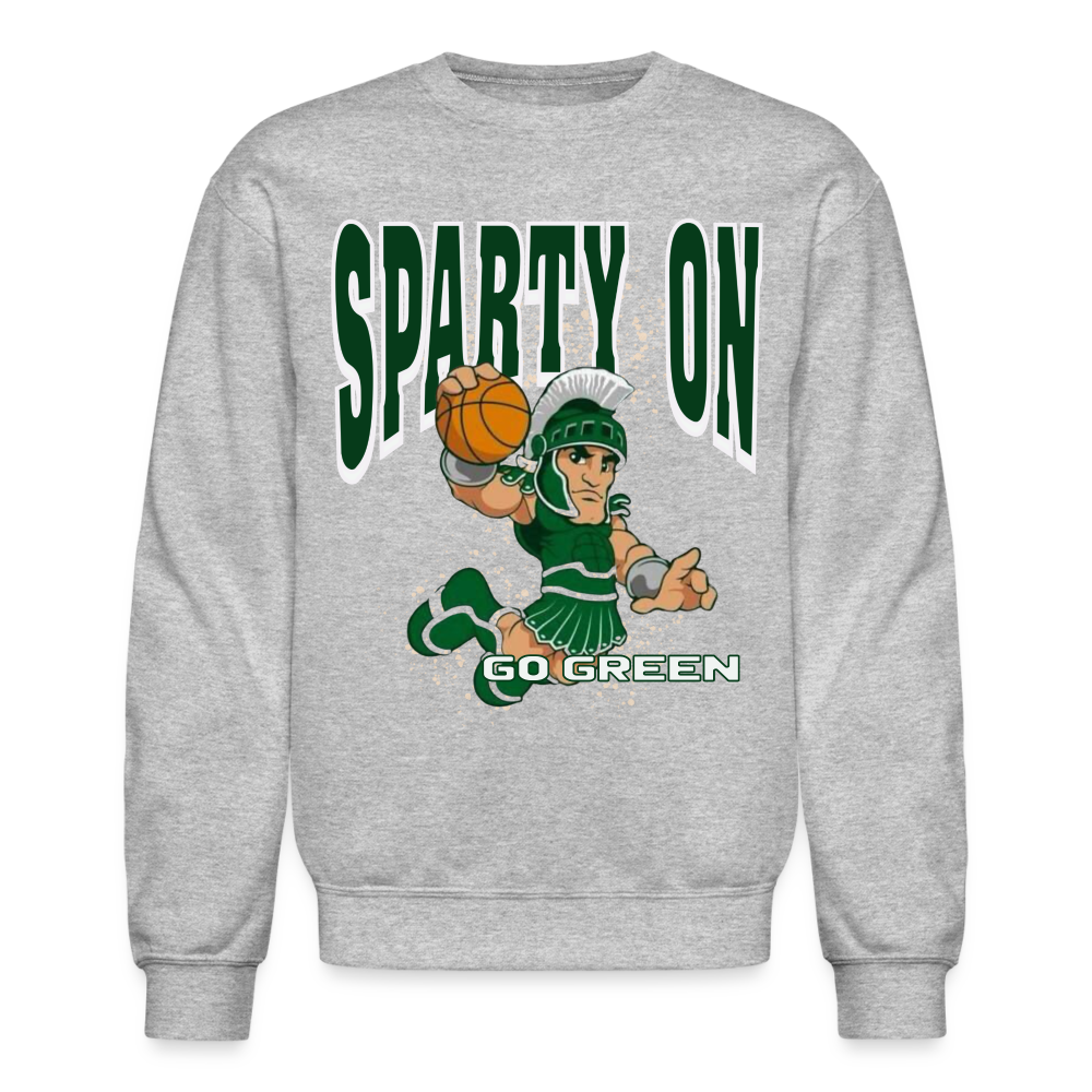 GO GREEN Crewneck Sweatshirt - heather gray