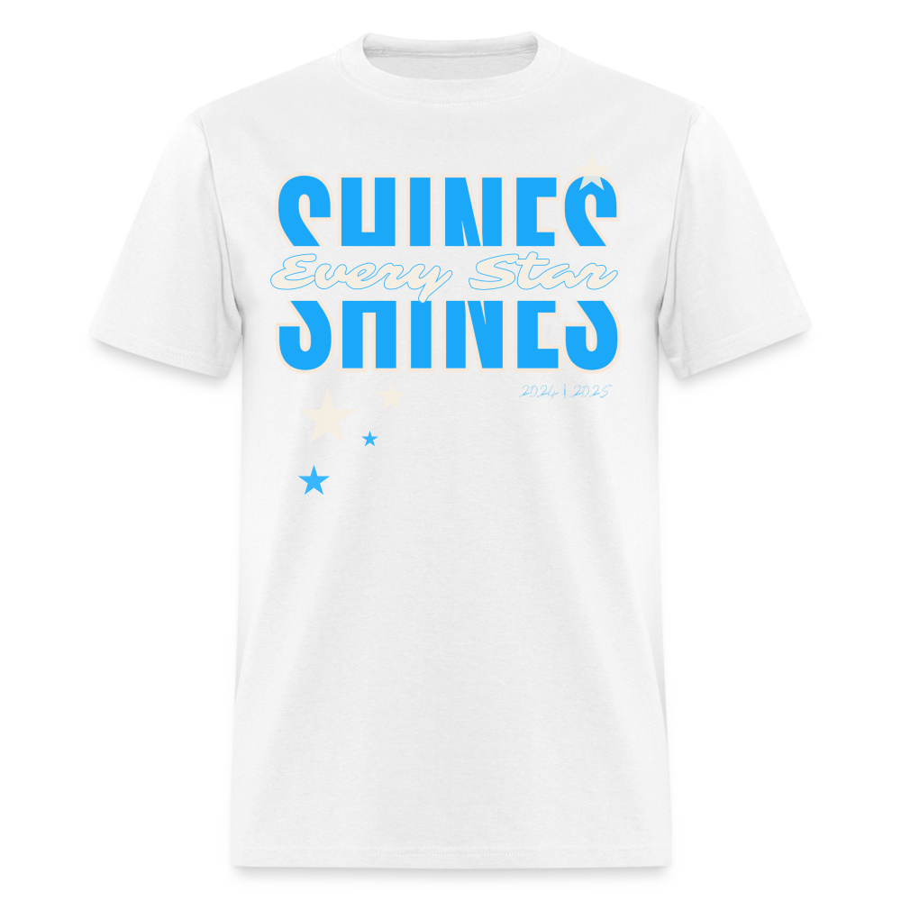 SHINE - EVERY STAR  T-Shirt - white