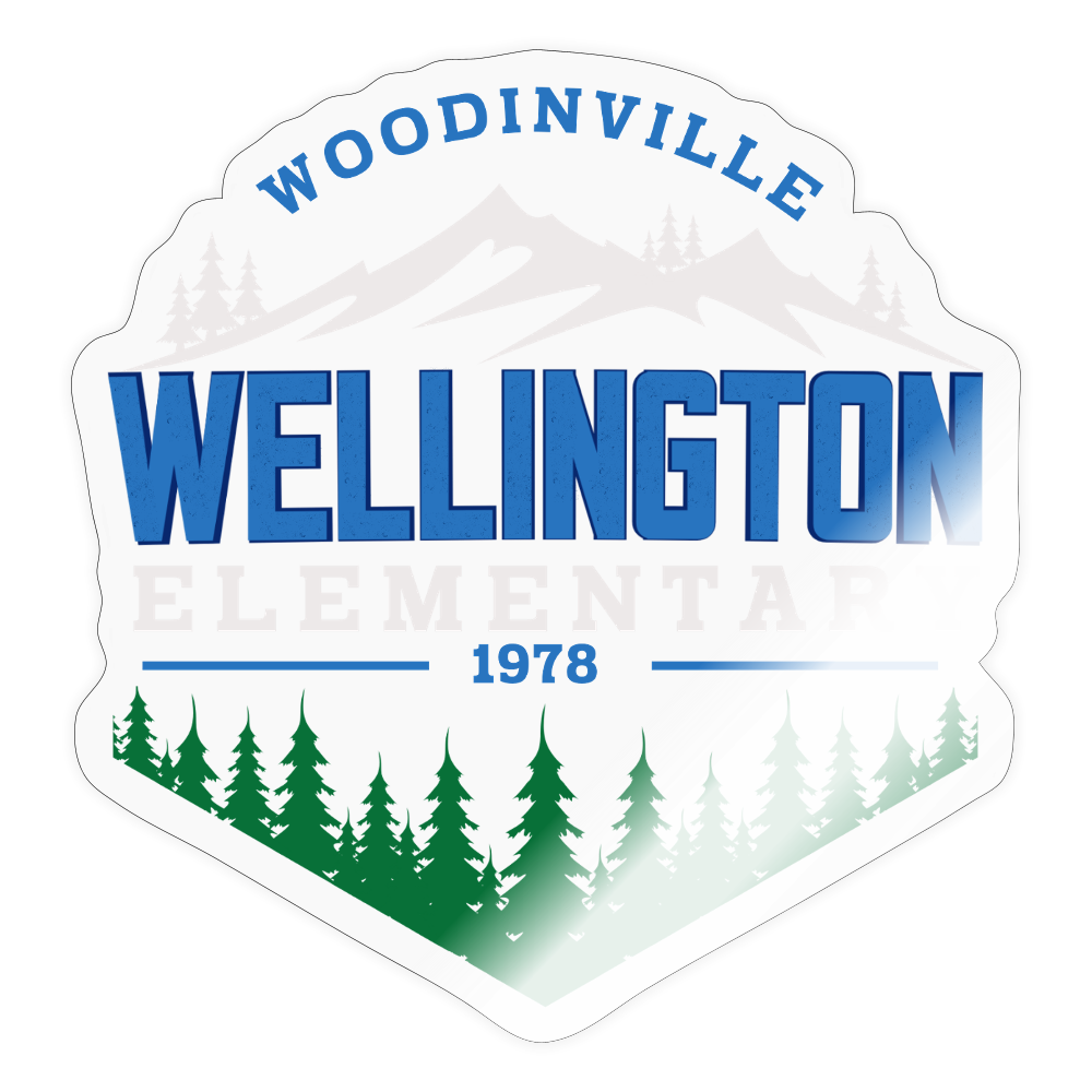 Wellington Landscape - Sticker - transparent glossy