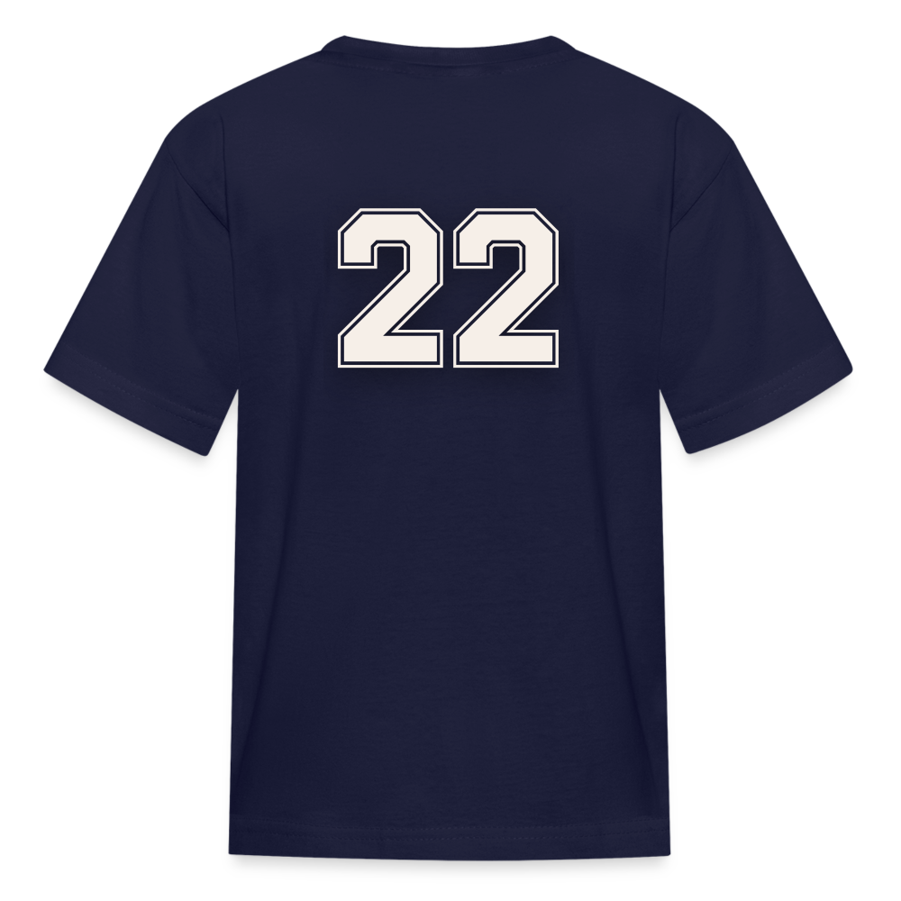 22 YOUTH  T-Shirt - navy