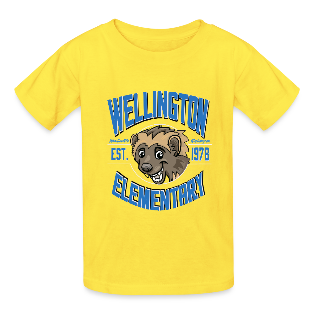 THIRD - Webster Logo - T-Shirt - yellow