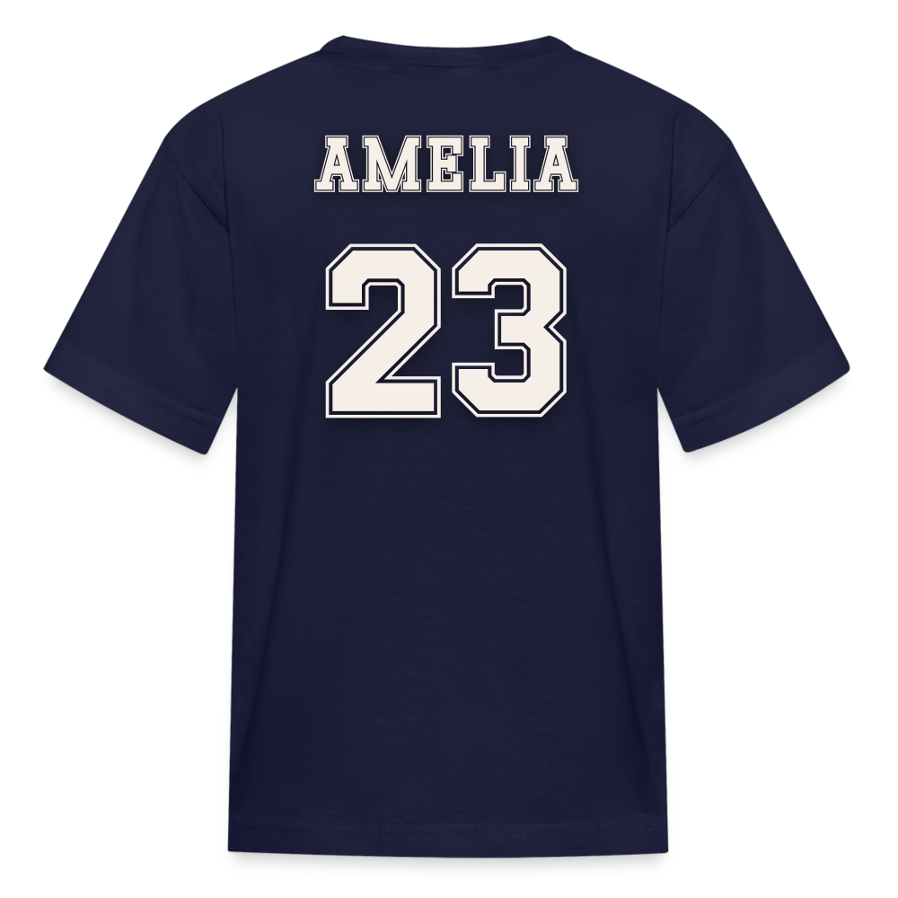 Amelia YOUTH T-Shirt - navy