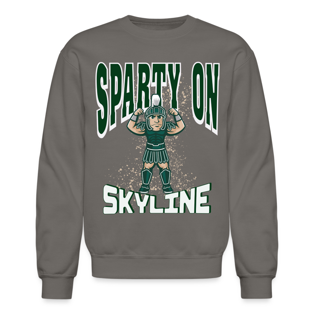 Muscle Man Skyline Sweatshirt - asphalt gray