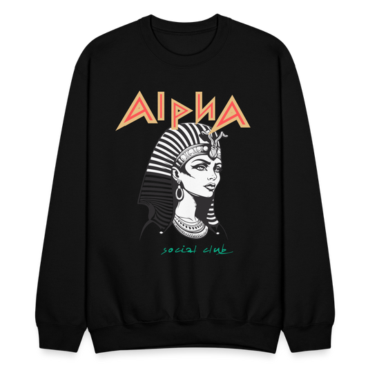 COZY AND CLEO CREWNECK - black