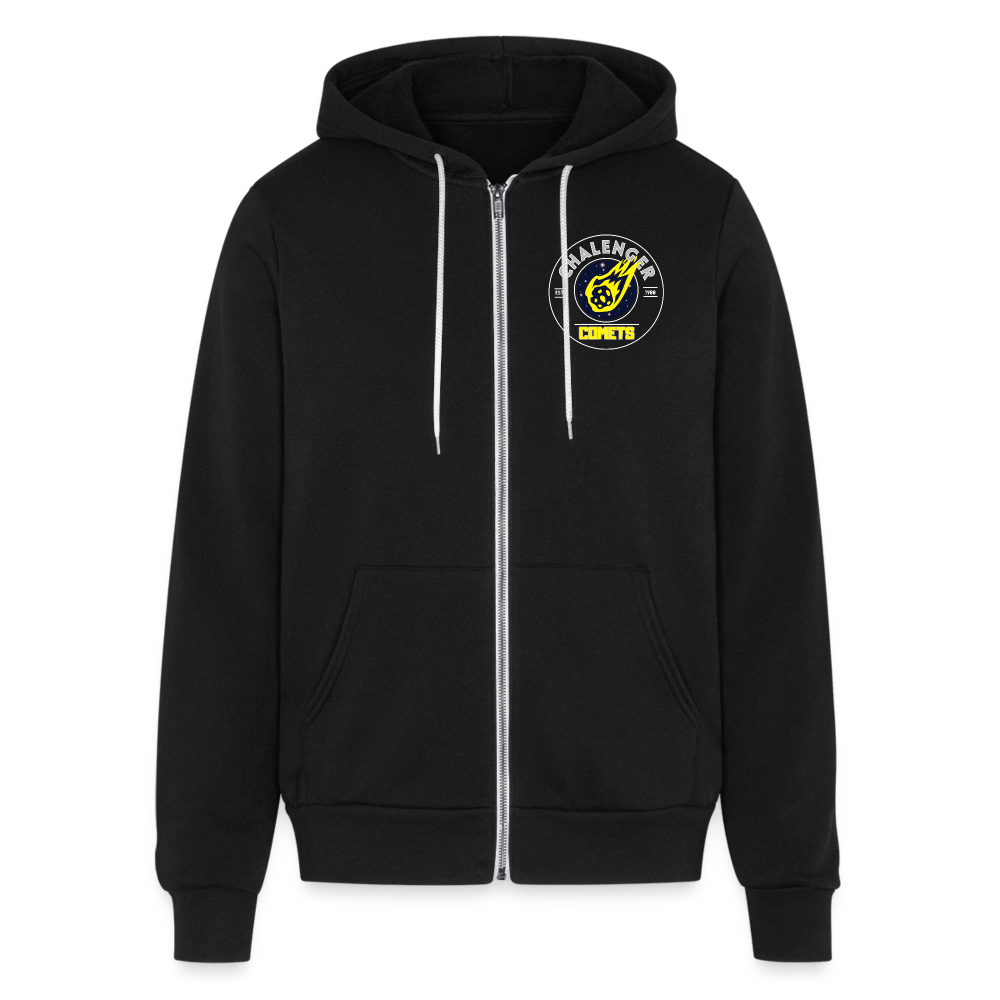 COMETS 2025 CORNER LOGO Full Zip Hoodie - black