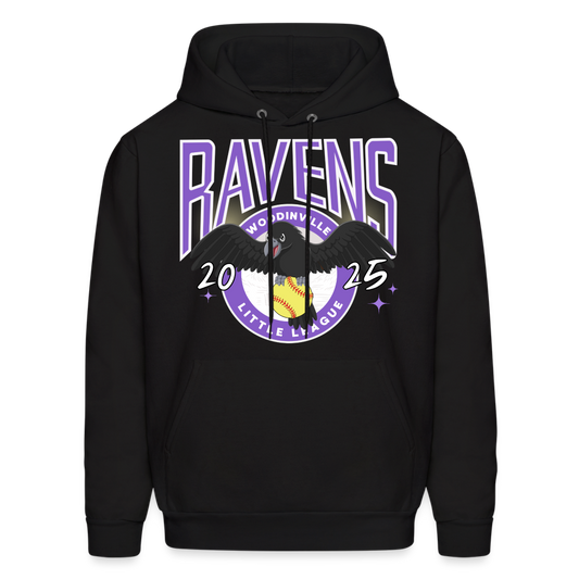 RAVEN'S TEAM (NO LAST NAMES) Hoodie - black