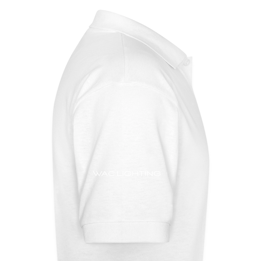 Crescent Lighting | Gildan Unisex 50/50 Jersey Polo - white