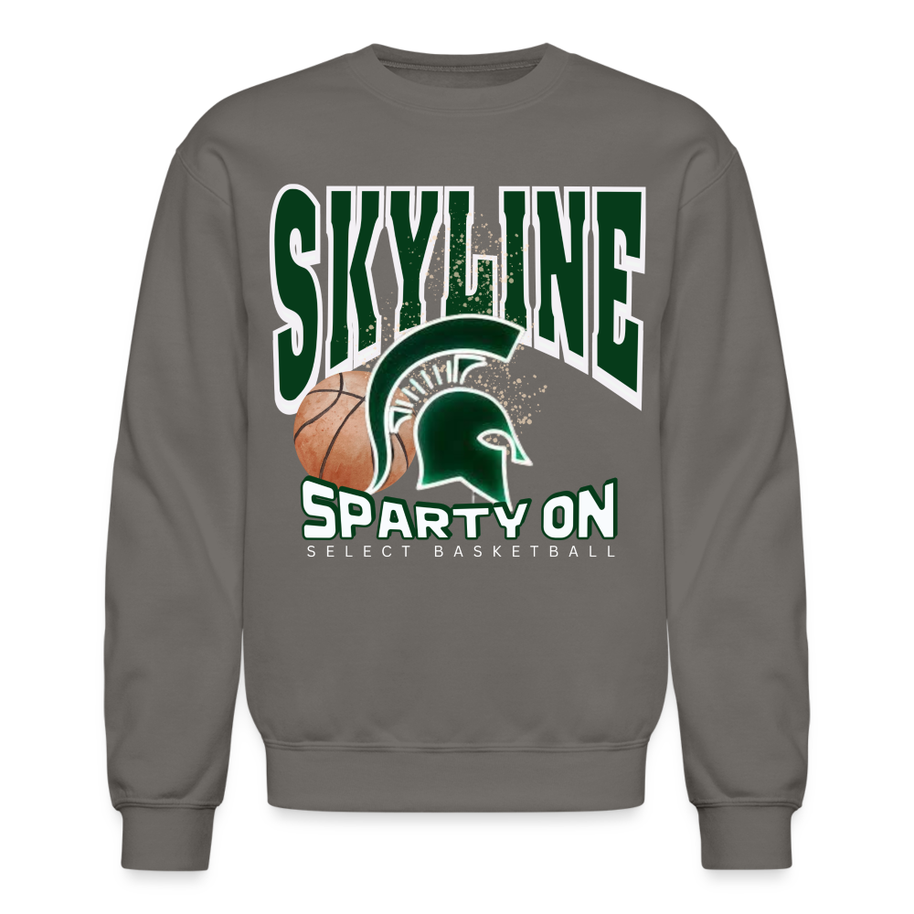 SPARTY ON Skyline Crewneck Sweatshirt - asphalt gray