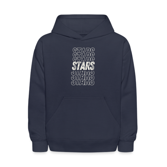 STARS ON REPEAT Kids' Hoodie - navy