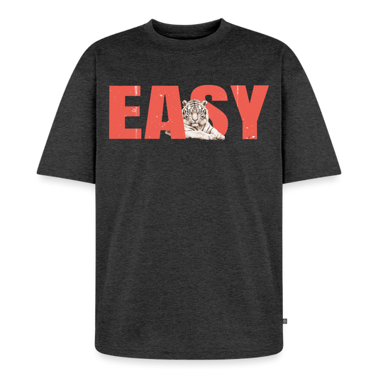 Easy | Oversized Organic T-Shirt - heather anthracite