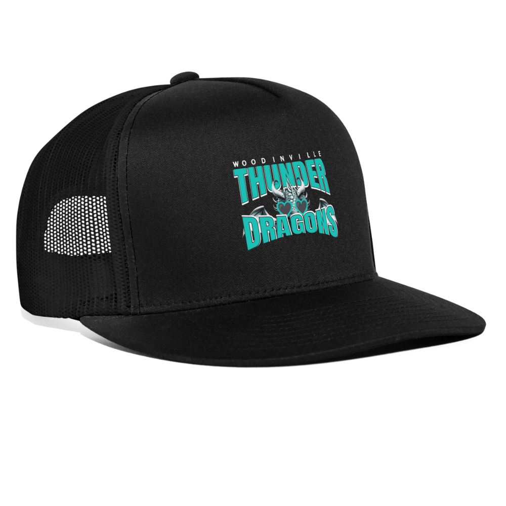 TD Mesh Snapback Hat - black/black