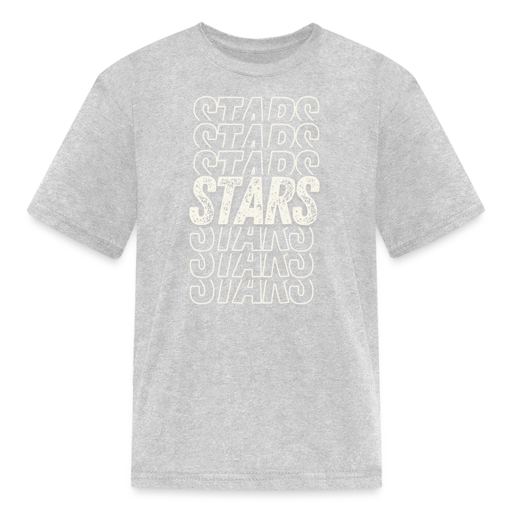 Stars on repeat HH Kids TEE - heather gray