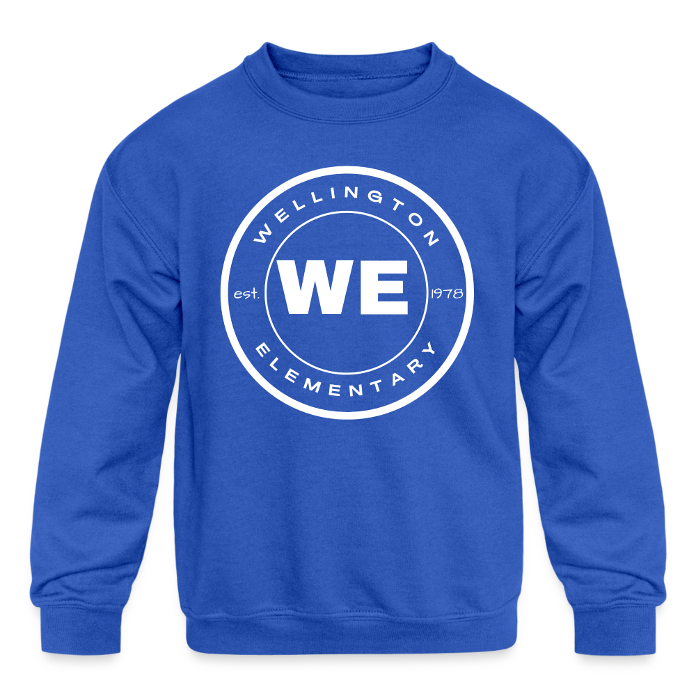 W.E. Kids' Crewneck Sweatshirt - royal blue