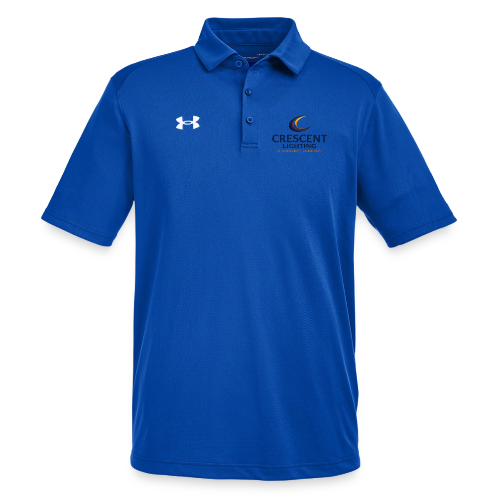 Crescent Lighting | Under Armour Men's Tech Polo - royal/white