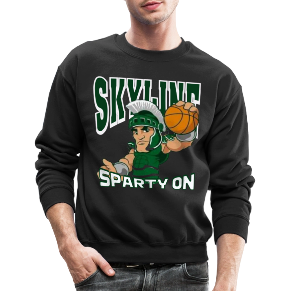 SKYLINE SLAM DUNK Crewneck Sweatshirt - black