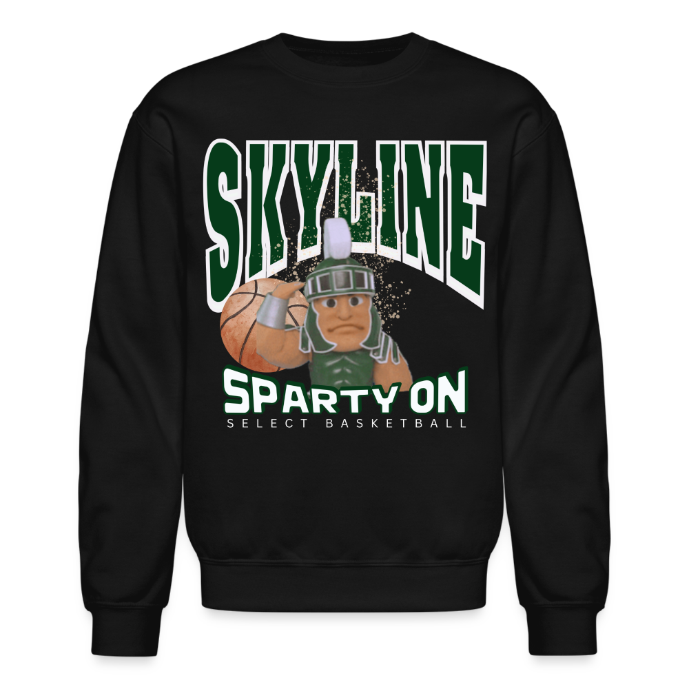 SPARTY GUY Skyline Crewneck Sweatshirt - black