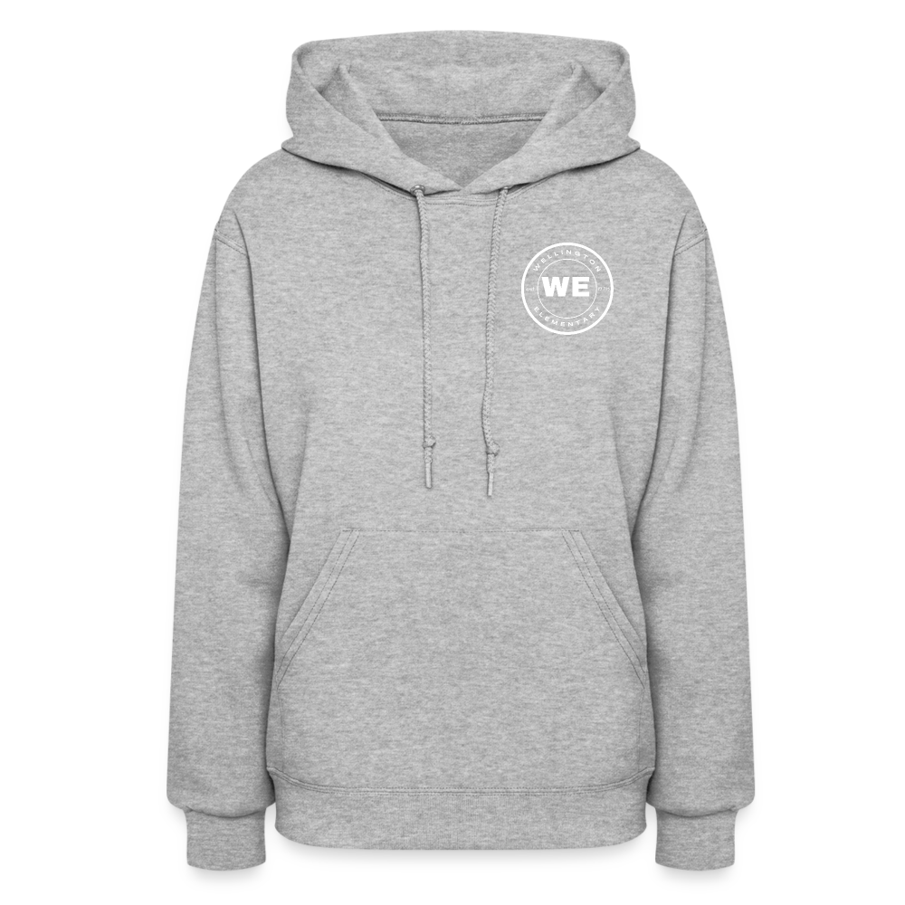 W.E. Small Logo Women's Hoodie - heather gray