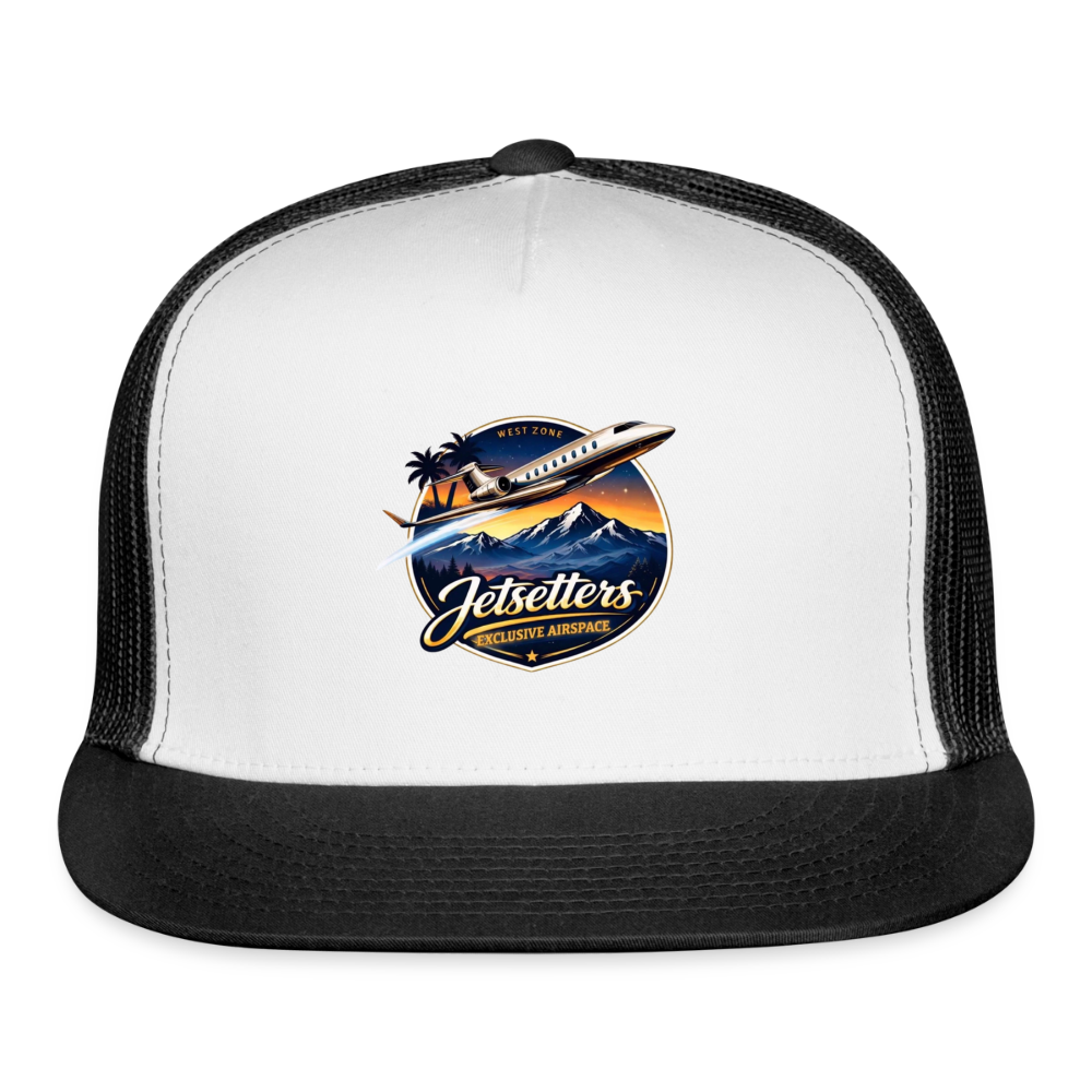 Jetsetters | Trucker Hat - white/black